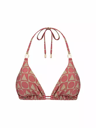 BEACHLIFE | Bikinioberteil Rouge Graphics für Damen | 